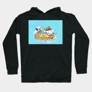 Sushi pirates in the sea Hoodie